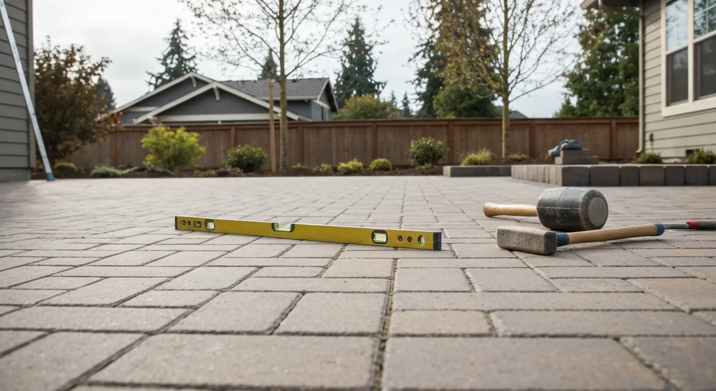 Paver patio installation Beaverton