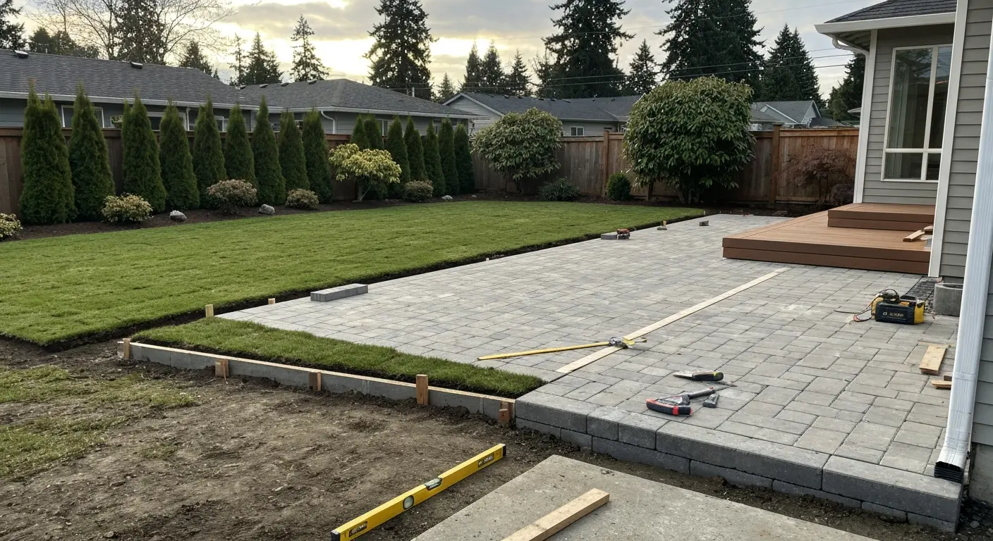 Complete backyard renovation