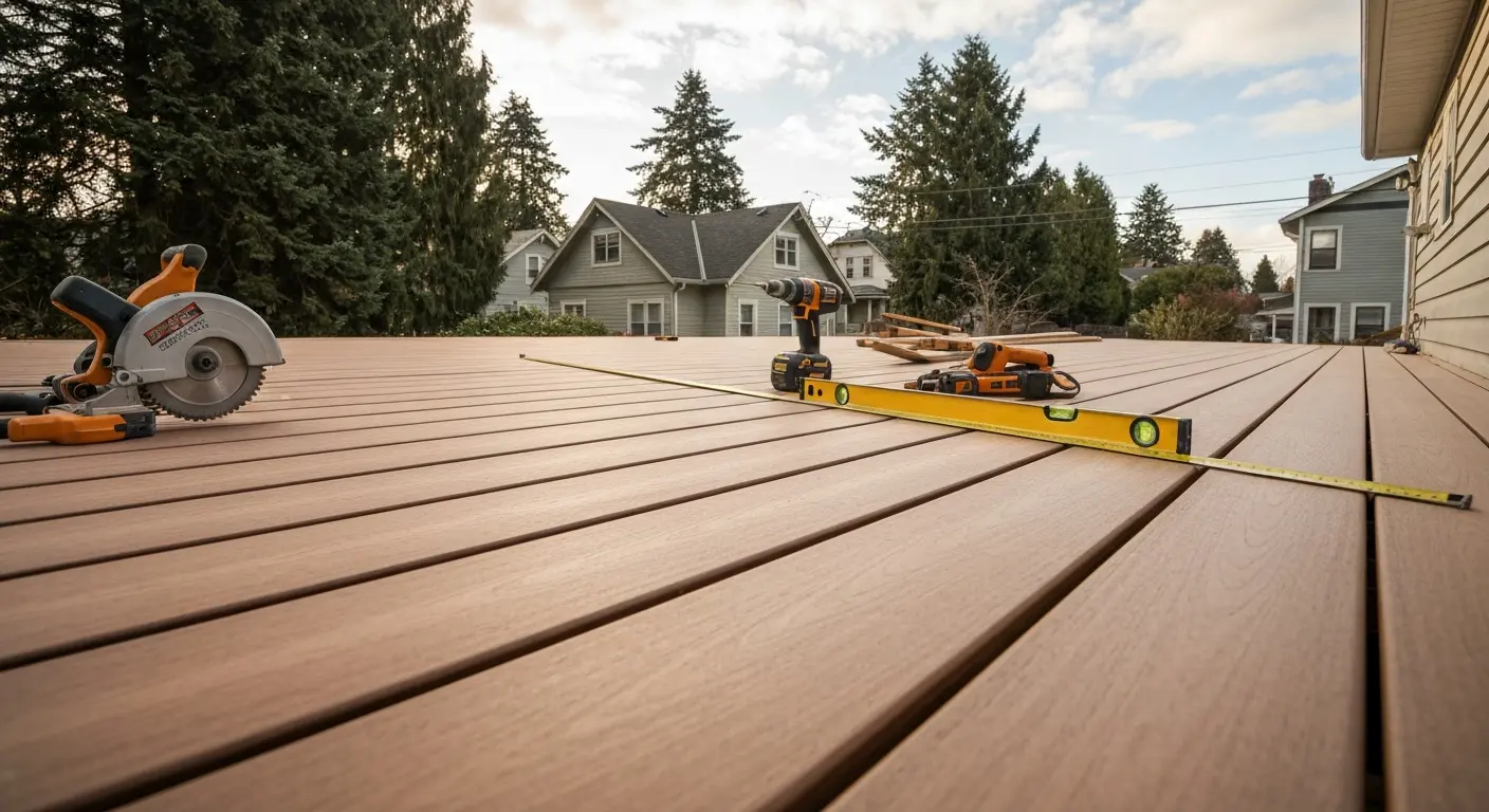 Deck construction project