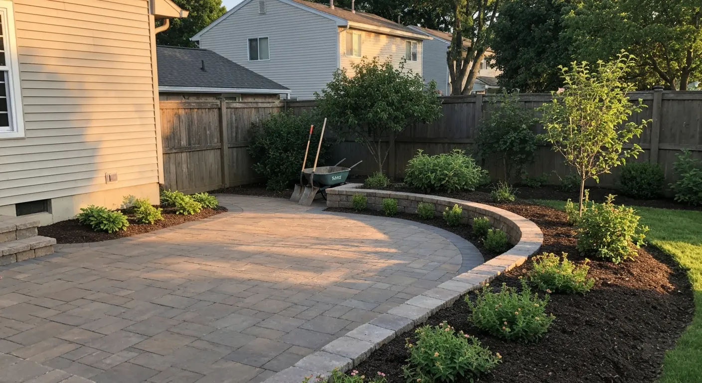 Complete backyard landscape renovation