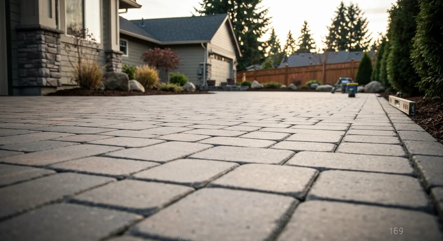 Paver driveway