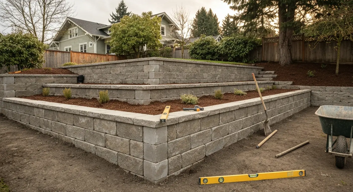 Retaining wall design