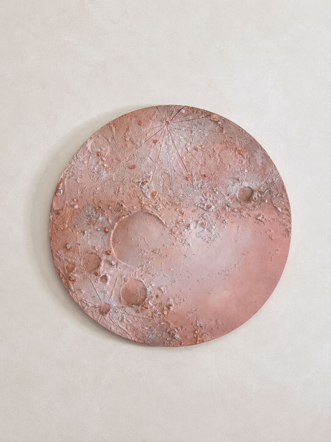 Luna pintada a mano