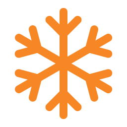 Cooling icon representing AC blowing warm air problem – air conditioning repair St. Petersburg FL