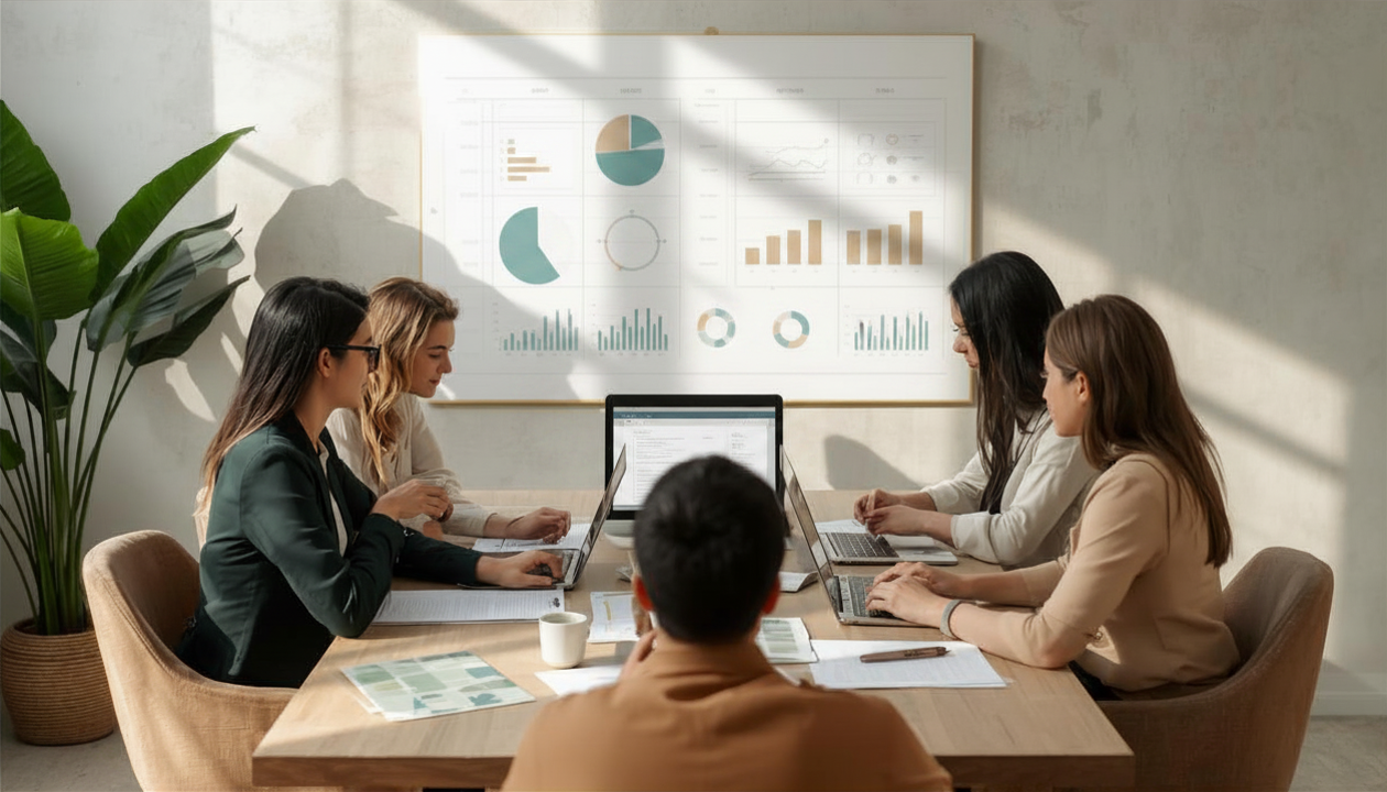 Premium operations and marketing systems workspace