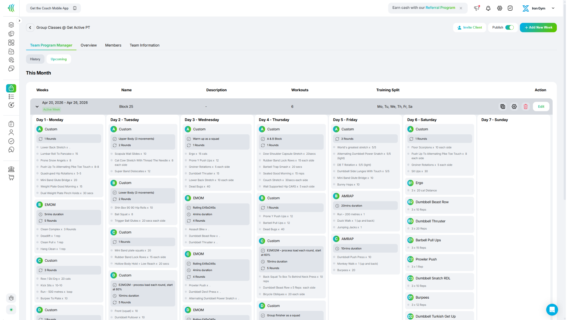 Gym Members Dashboard