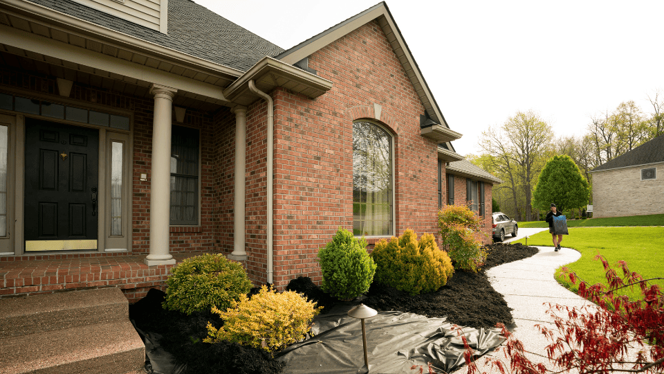 St. Charles Mulch Installation