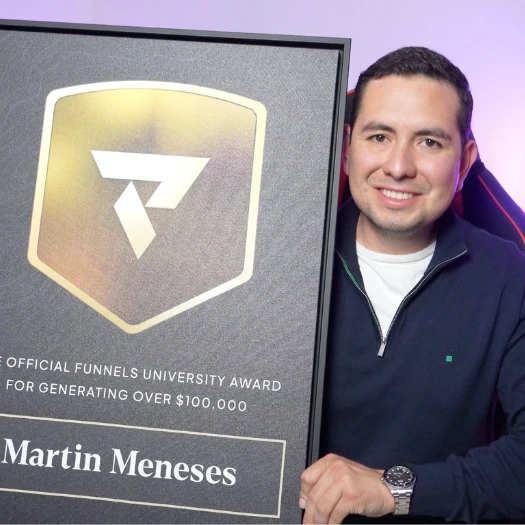 Martin Meneses — Funnels University Award