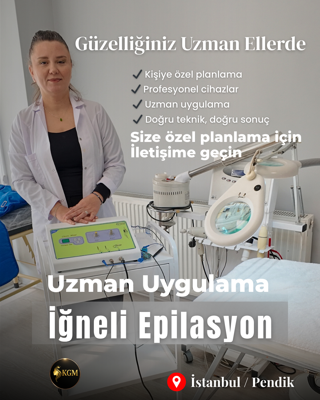 İğneli epilasyon uzmanı Nesrin Aktaş