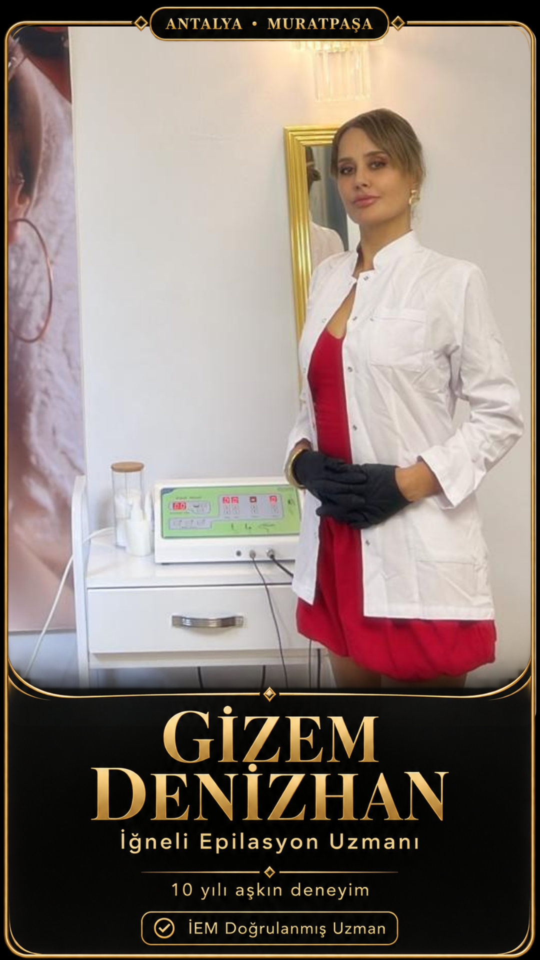 Antalya iğneli epilasyon uzmanı Gizem Denizhan