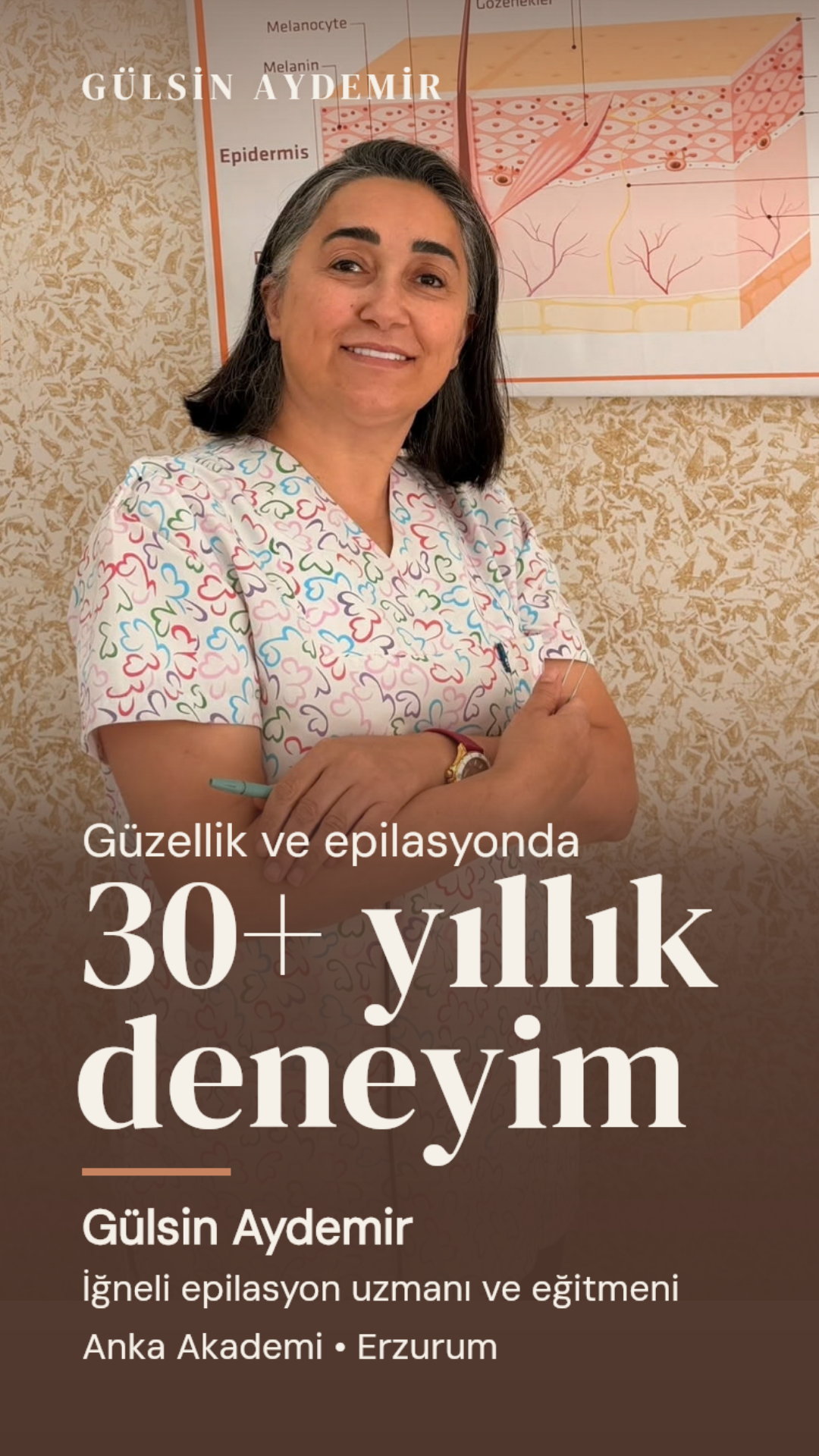 İğneli epilasyon uzmanı ve eğitmeni Gülsin Aydemir