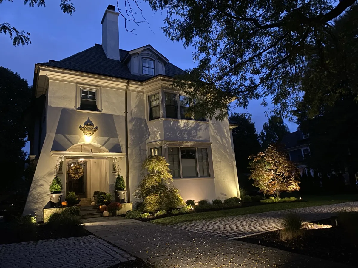 Landscaping lighting in Rochester NY