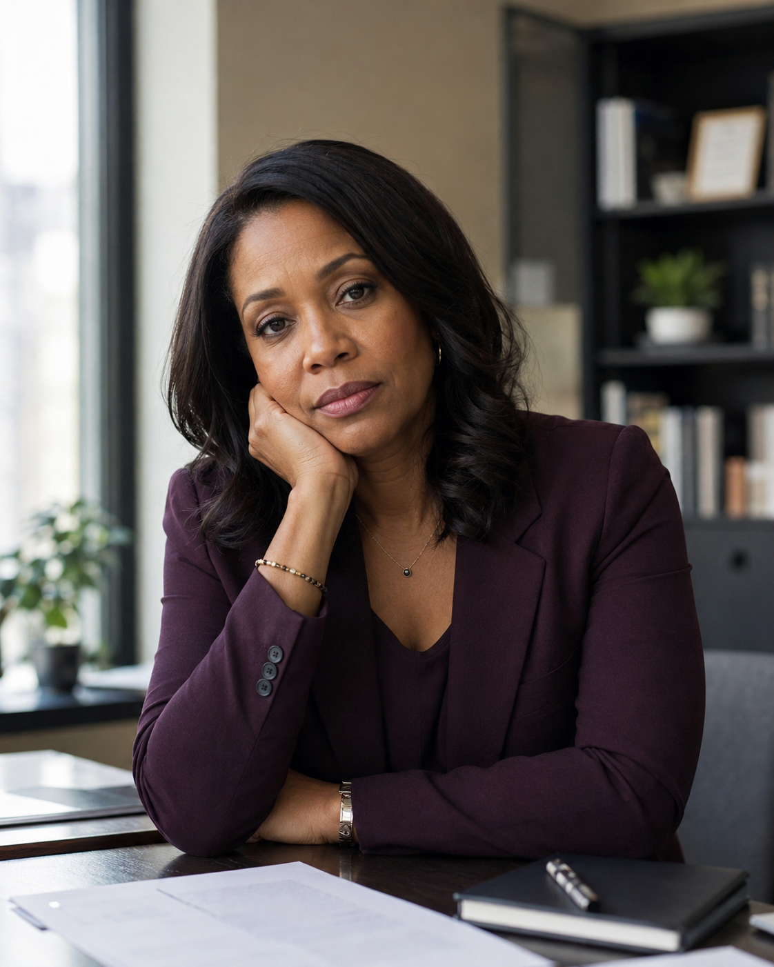 Accomplished faith-rooted woman quietly carrying responsibility and delayed dreams