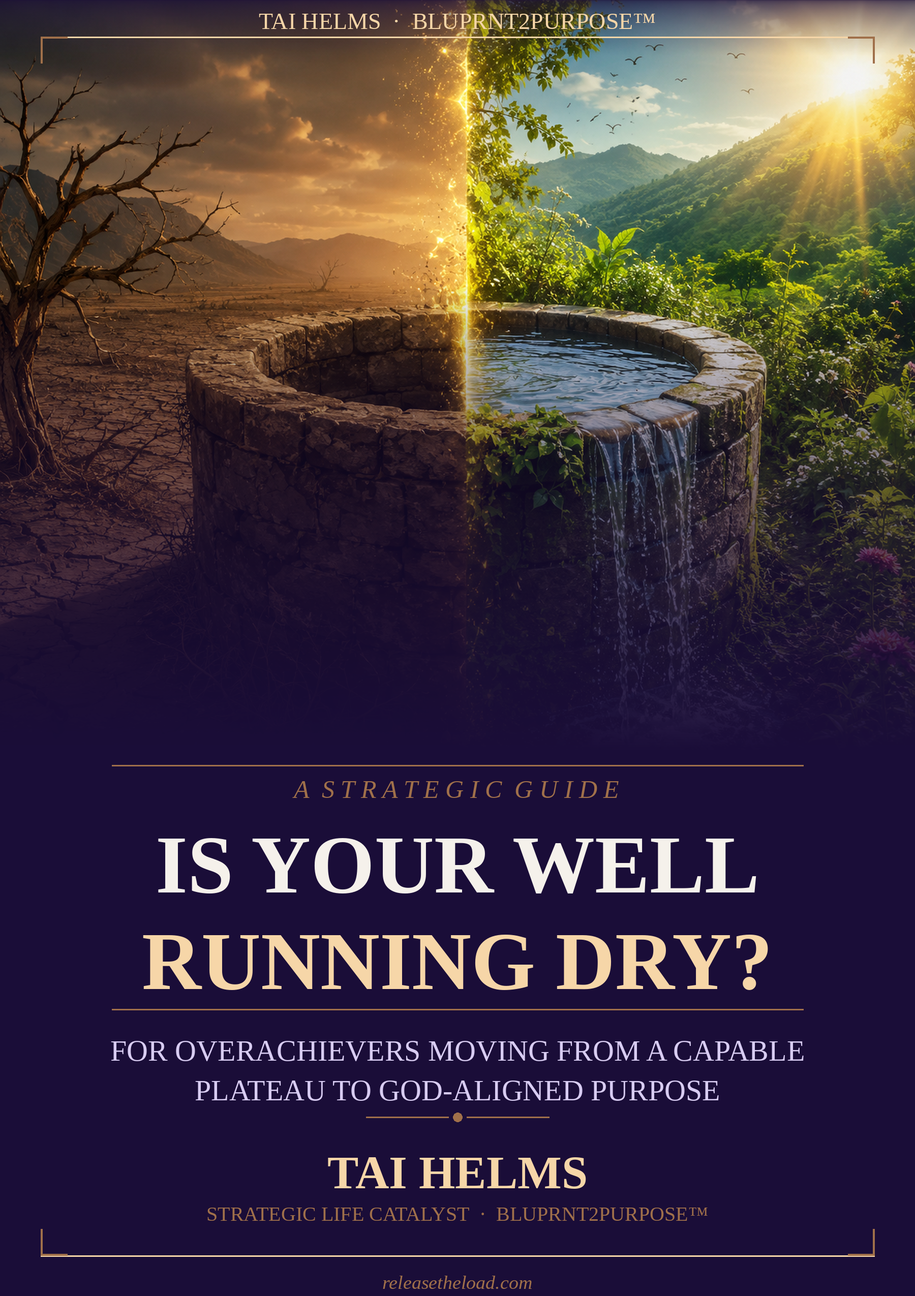 Is Your Well Running Dry strategic guide cover showing a dry well becoming restored