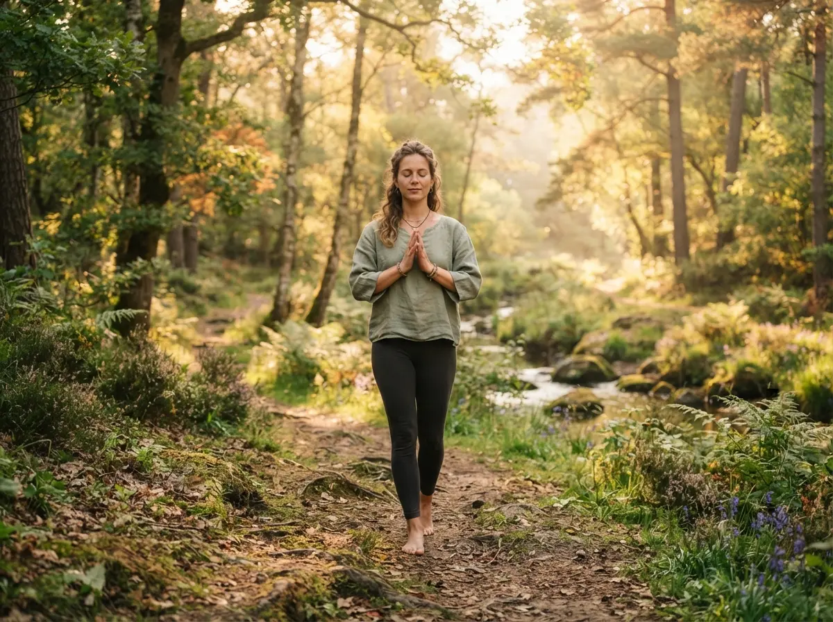 Calm nature scene representing nervous system regulation and grounding