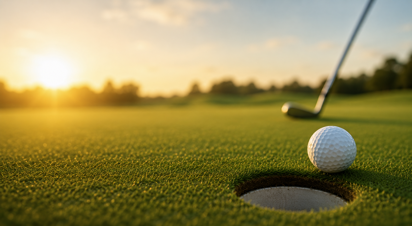 Practicing short game distance control at The Golf Place