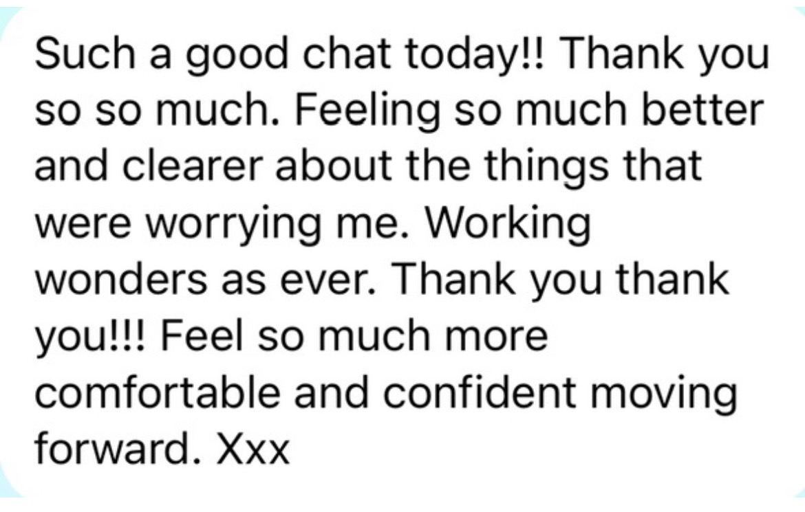 Member message: such a good chat today