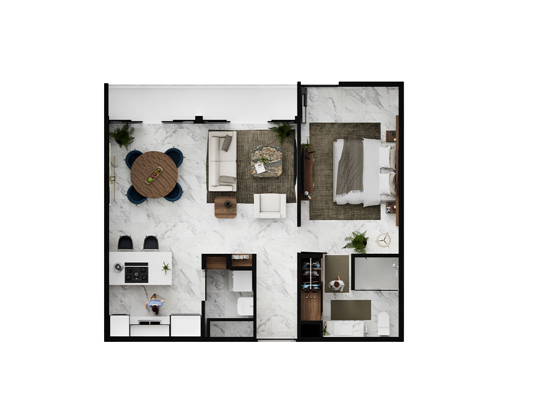 Departamento 1 recámara