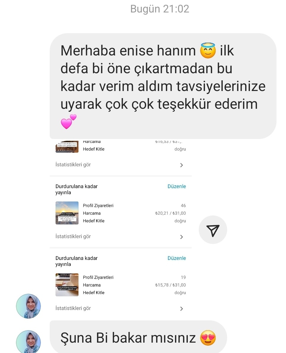 Gelen sipariş bildirimi ekran görüntüsü