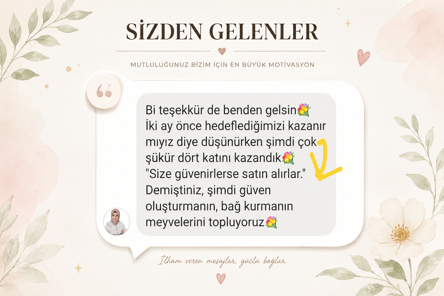 Katılımcı yorumu görseli 1