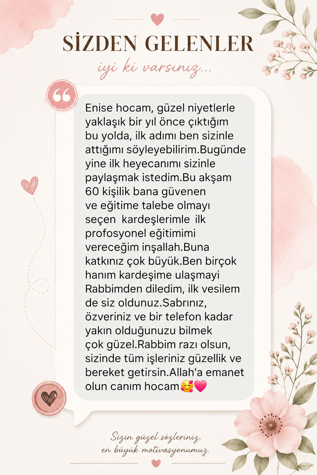 Katılımcı yorumu görseli 2