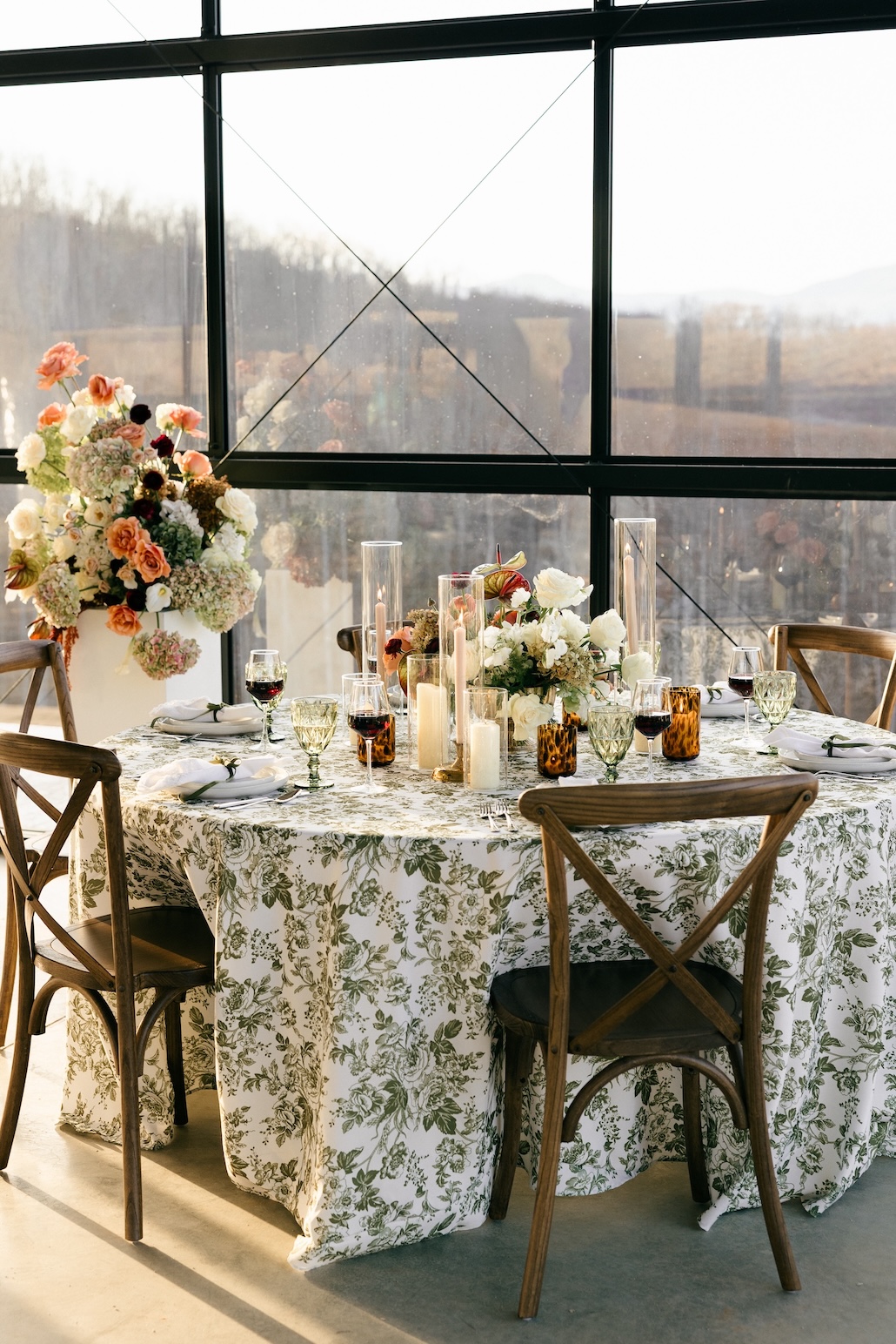 Solara Ridge glass house reception