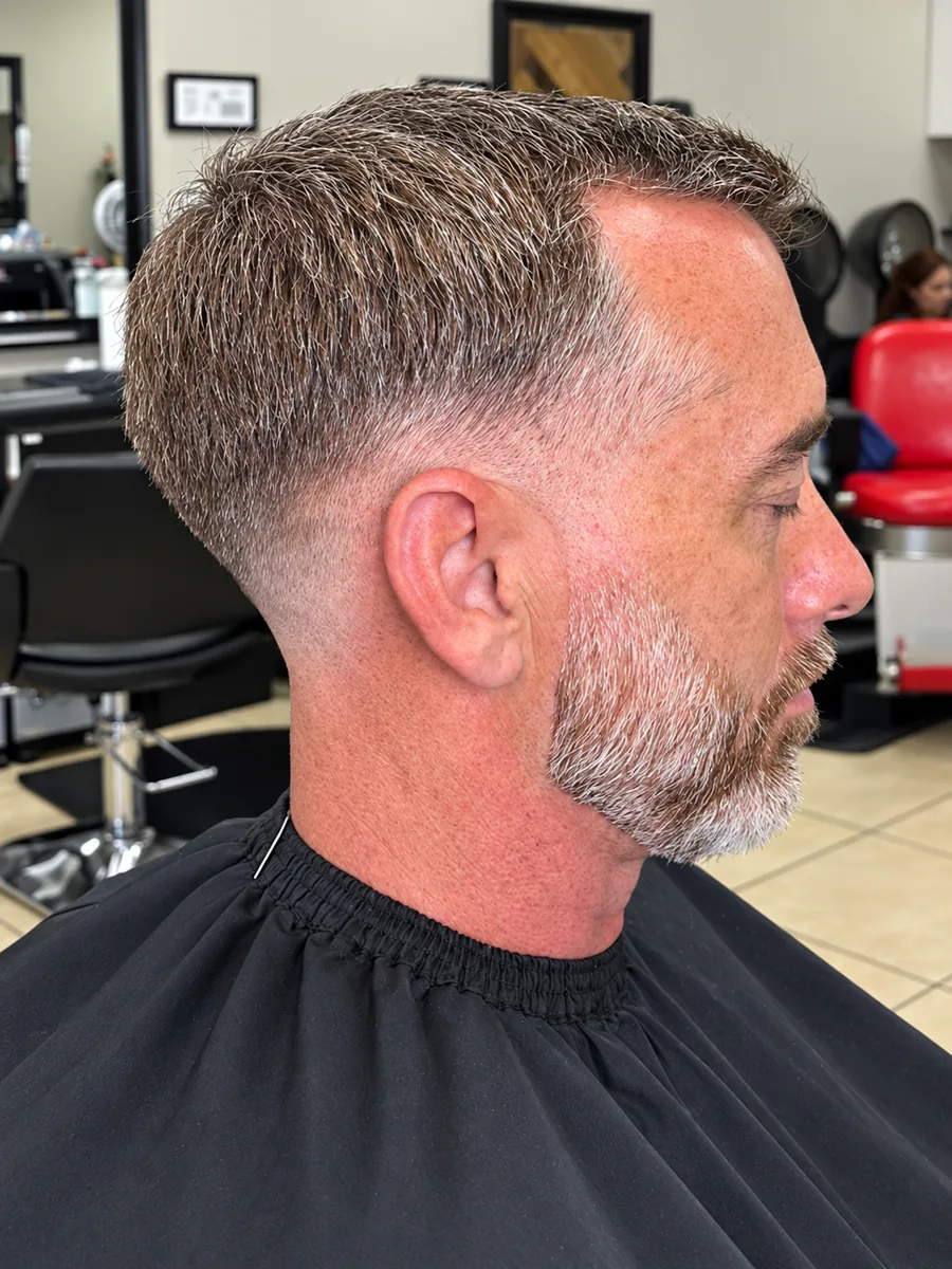Skin fade at Alexa's Barbershop Eastvale