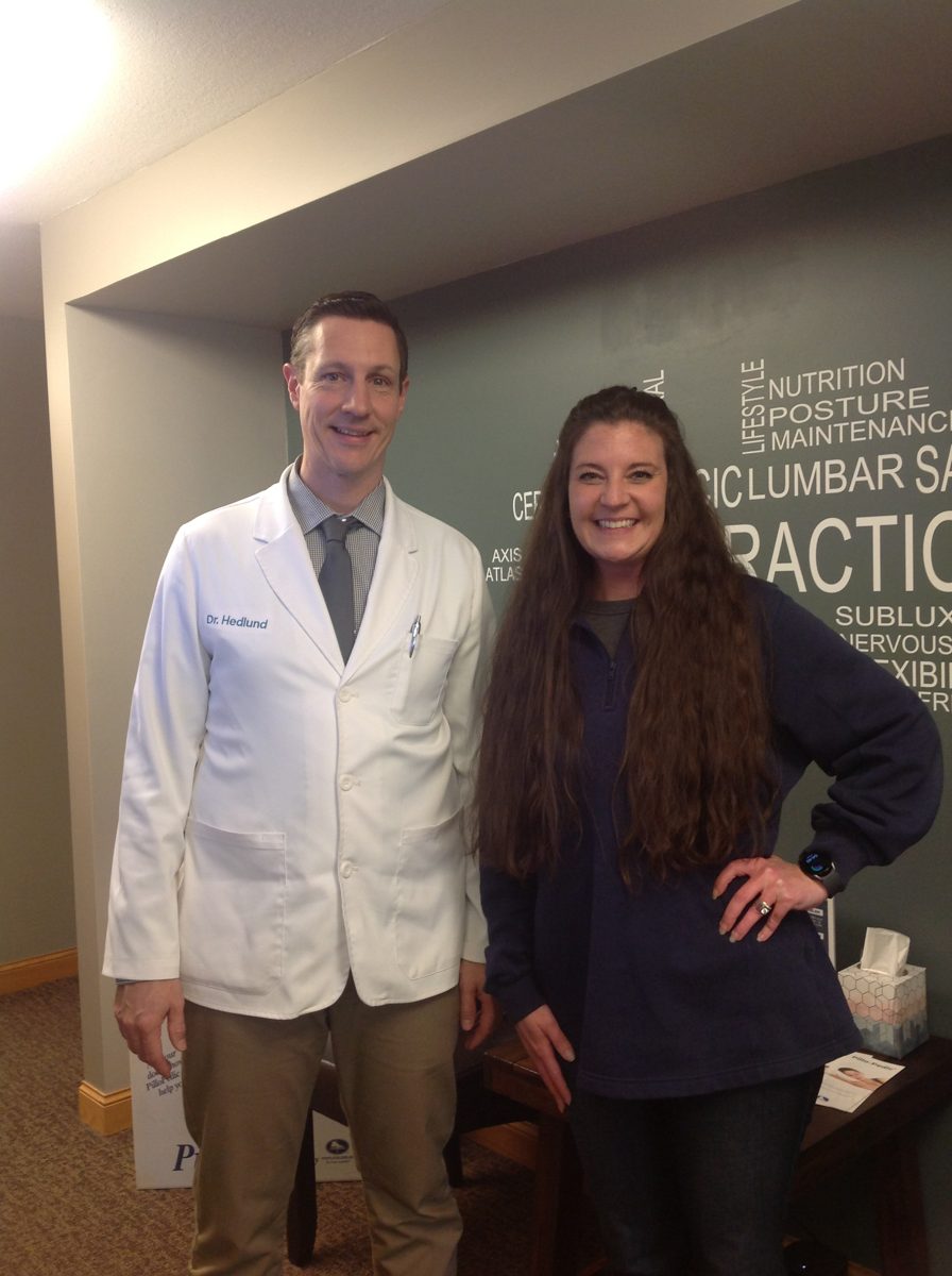 Patient with Dr. Hedlund