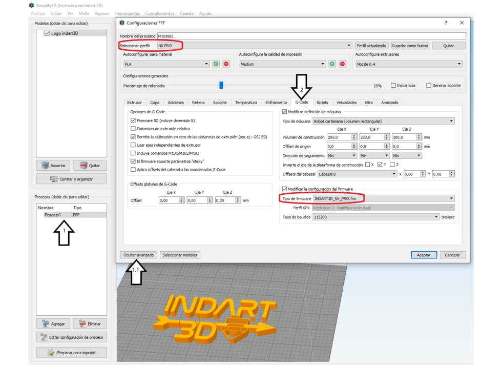 Check configuration - Simplify 3D