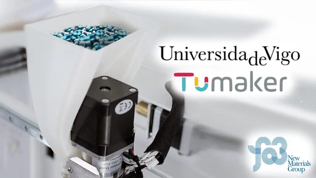 La Universidad de Vigo ya experimenta la versatilidad que ofrece la impresión 3D de pellets de TUMAKER