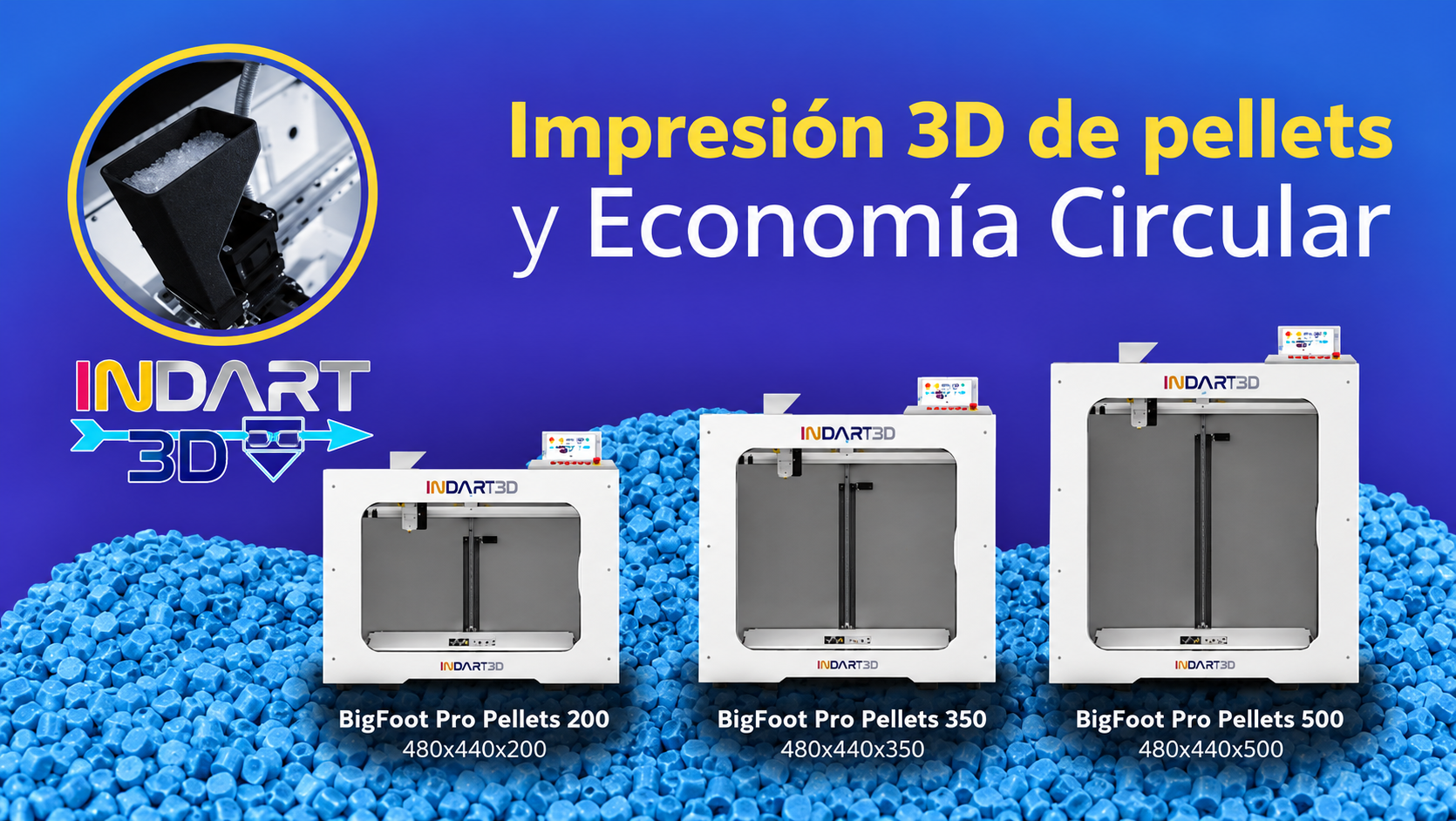 Impresión 3D de pellets y Economía Circular