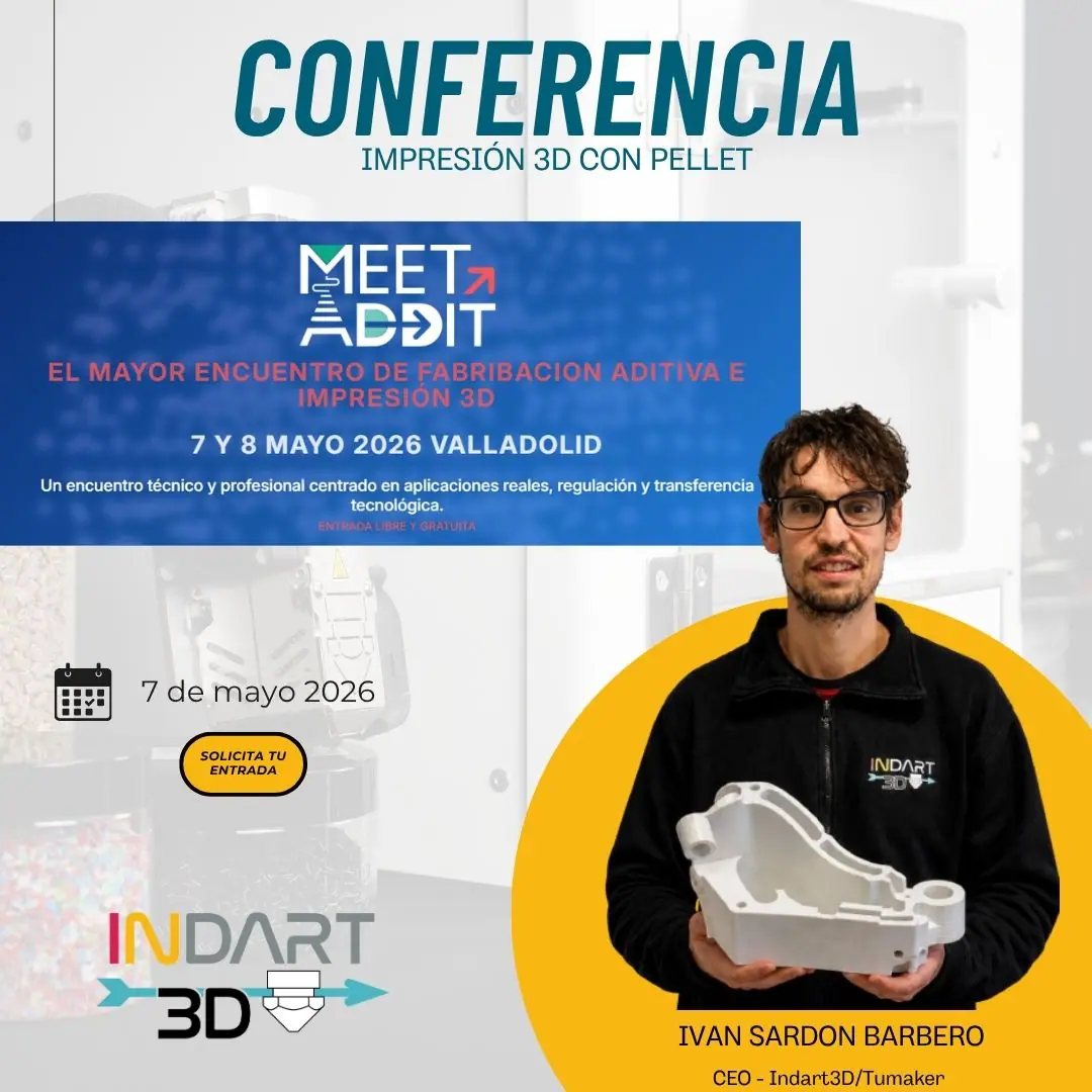 TUMAKER participará en Meet Addit con una charla sobre fabricación aditiva con pellet