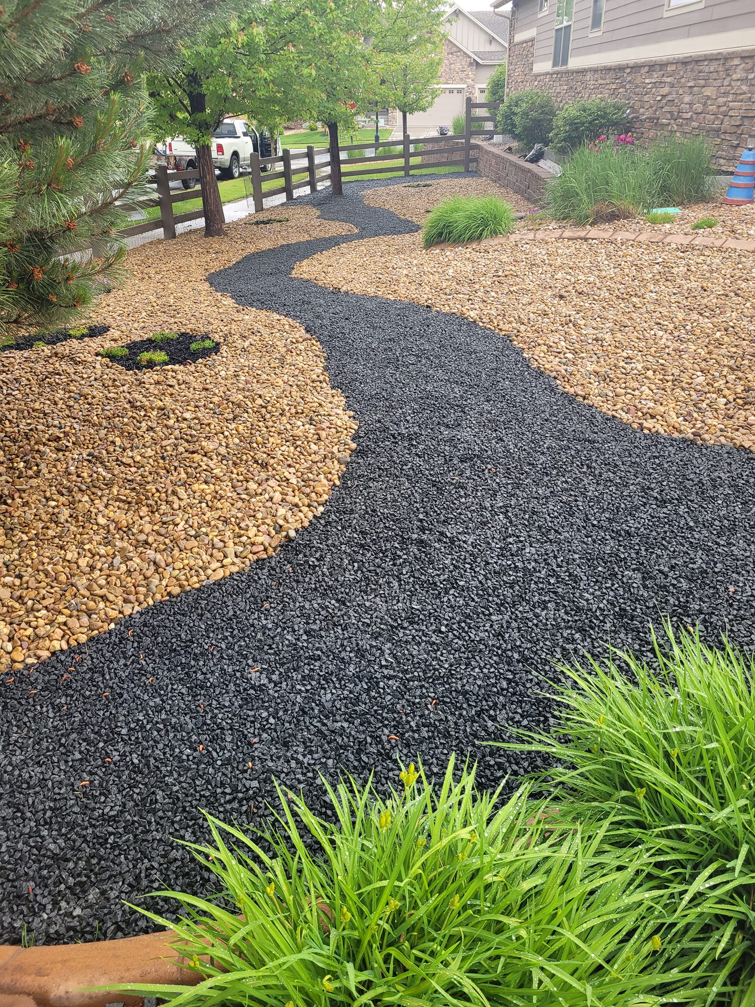 Rock Installation Aurora