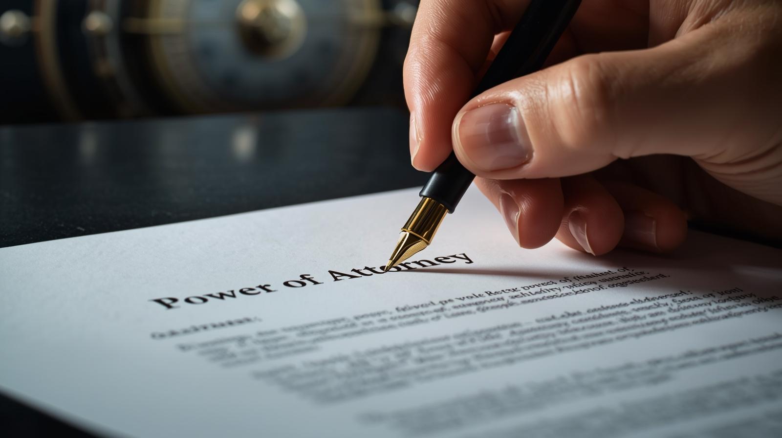 Power of Attorney Power of Attorney