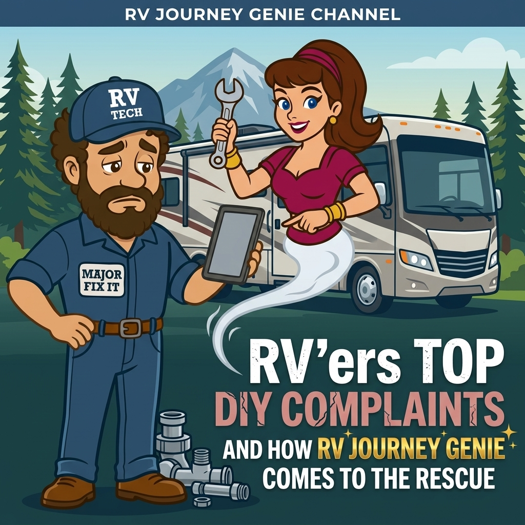 RV Journey Genie Channel — RV'ers Top DIY Complaints and How RV Journey Genie Comes to the Rescue