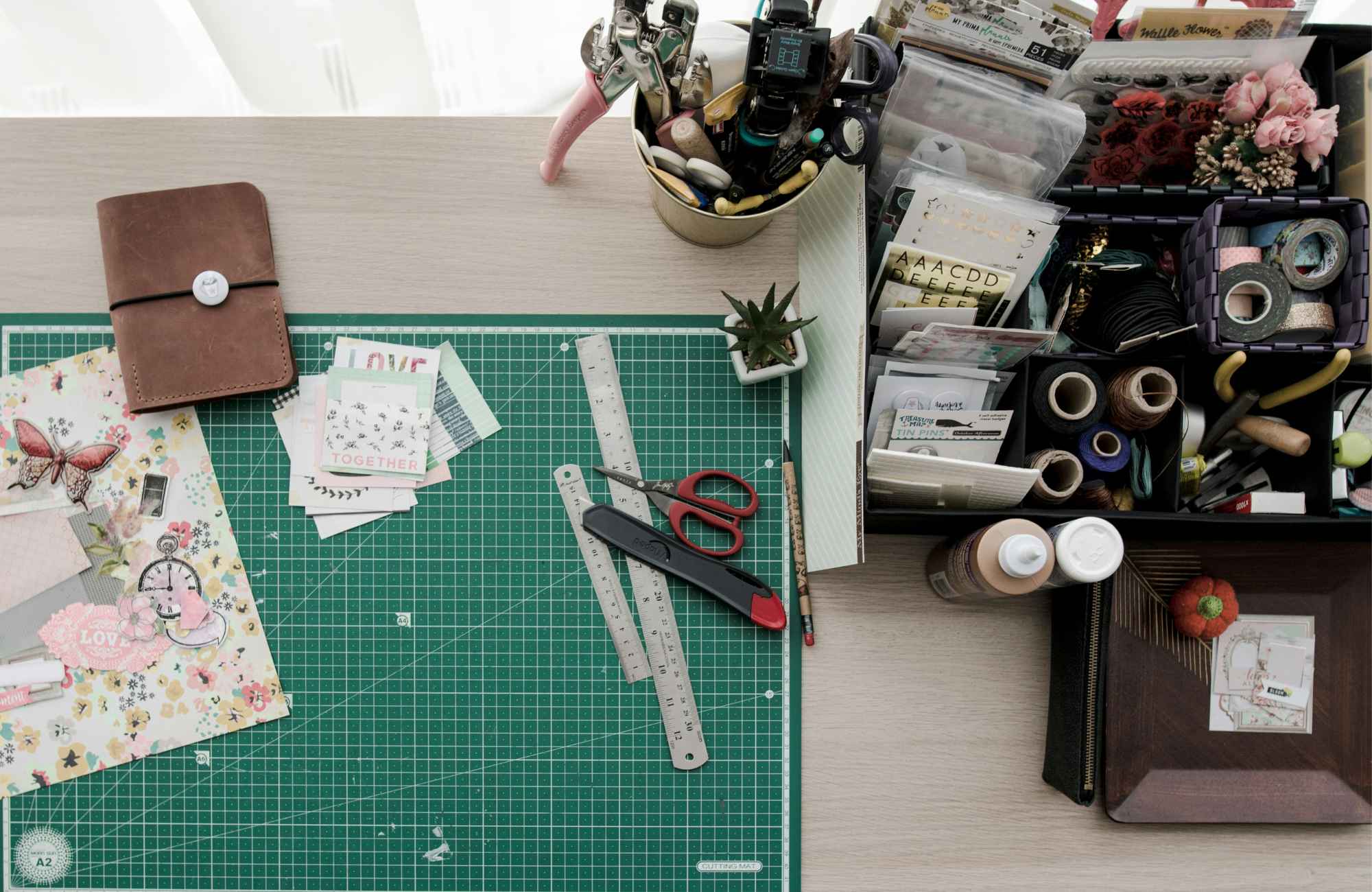 shannon's-organizing-solutions-lake-havasu-city-az-settled-after-move-craft-table-with-cutting-mat-paper-art-supplies-simple shannon's-organizing-solutions-lake-havasu-city-az-settled-after-move-craft-table-with-cutting-mat-paper-art-supplies-simple