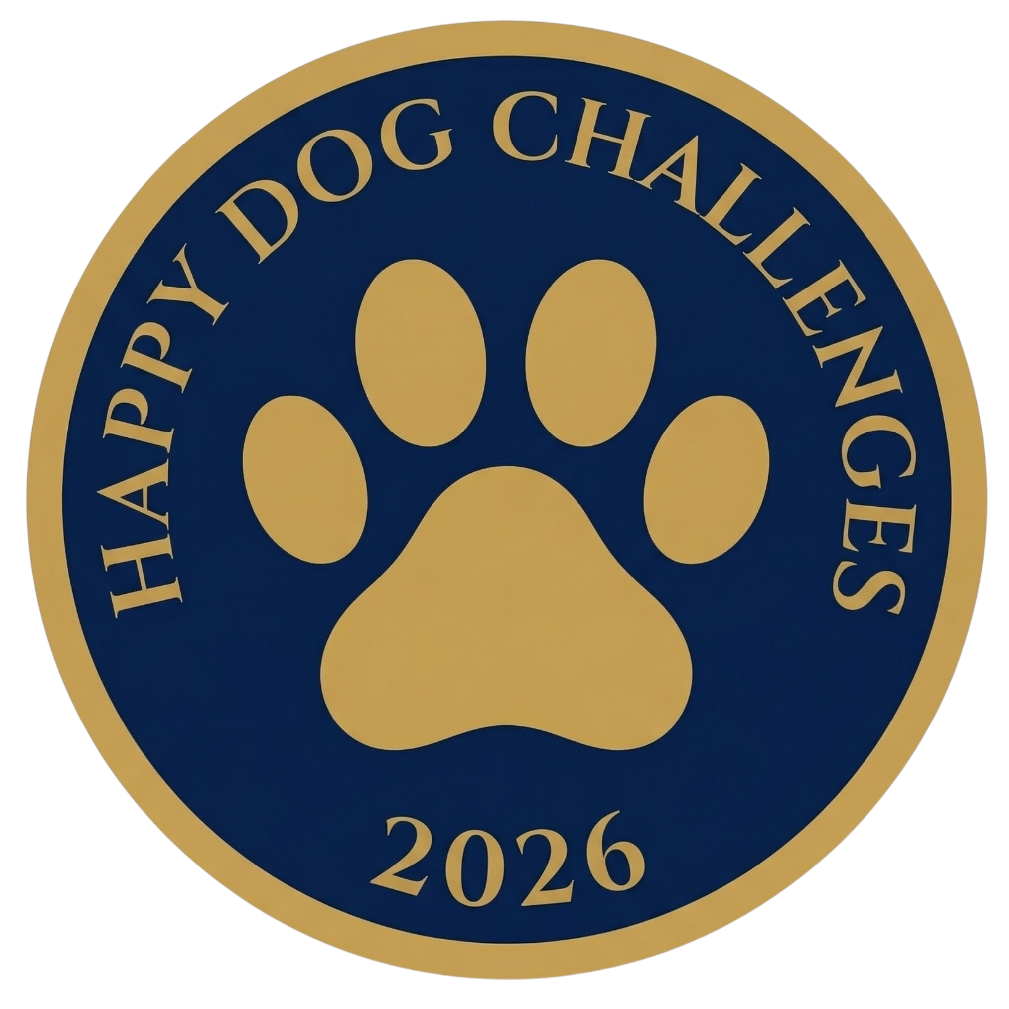 Happy Dog Enrichment Challenge rosette