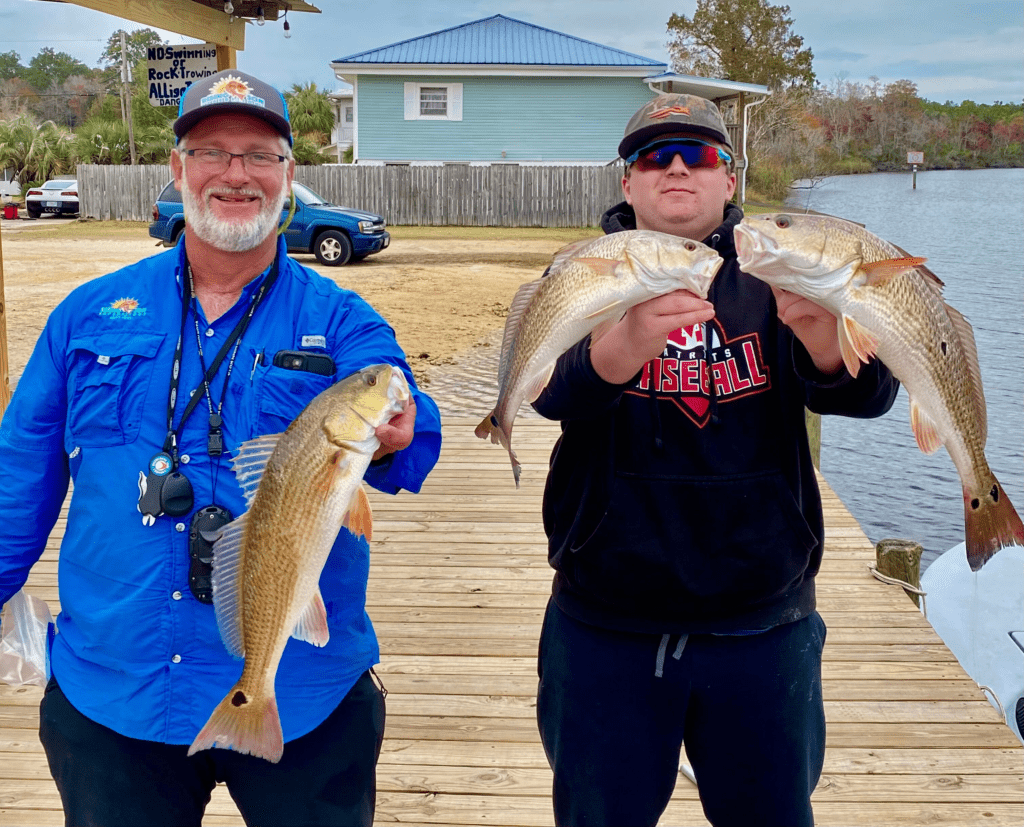 Flounder caught on Choctawhatchee Bay fishing charter