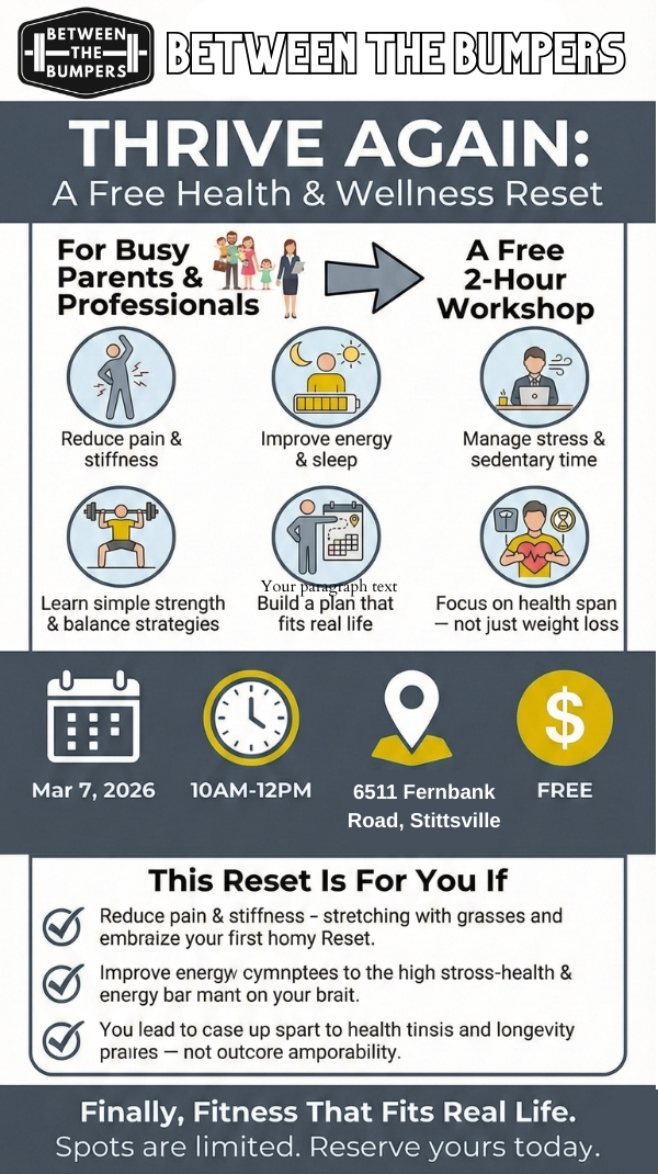 Stittsville FREE Fitness Wellness Workshop