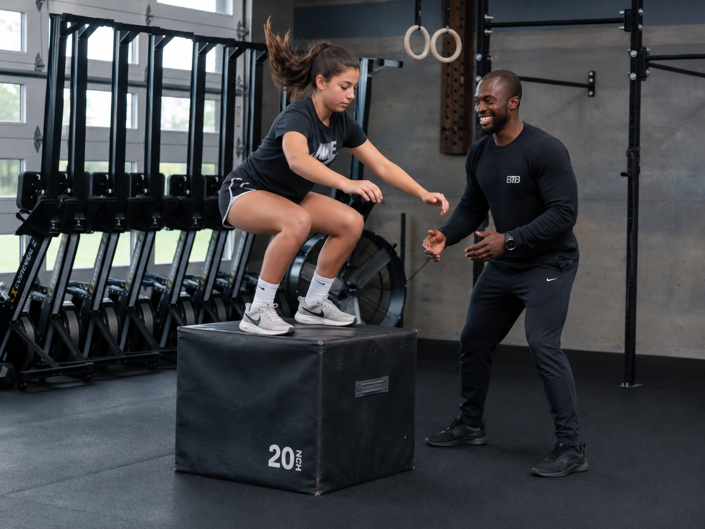 Youth strength training at BTB