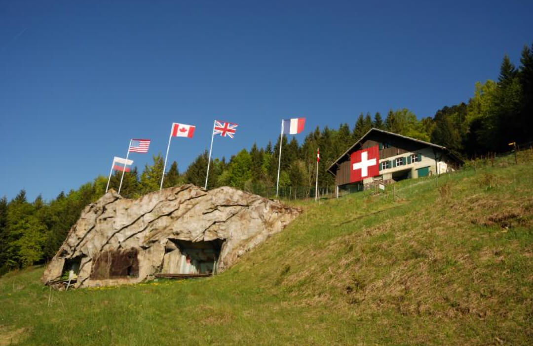 Fort de Pré-Giroud – ouvrage militaire suisse dans le Jura