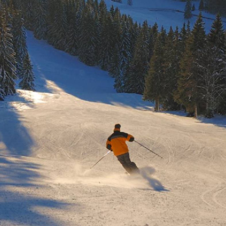 Ski alpin à la Vallée de Joux – descente sur neige fraîche