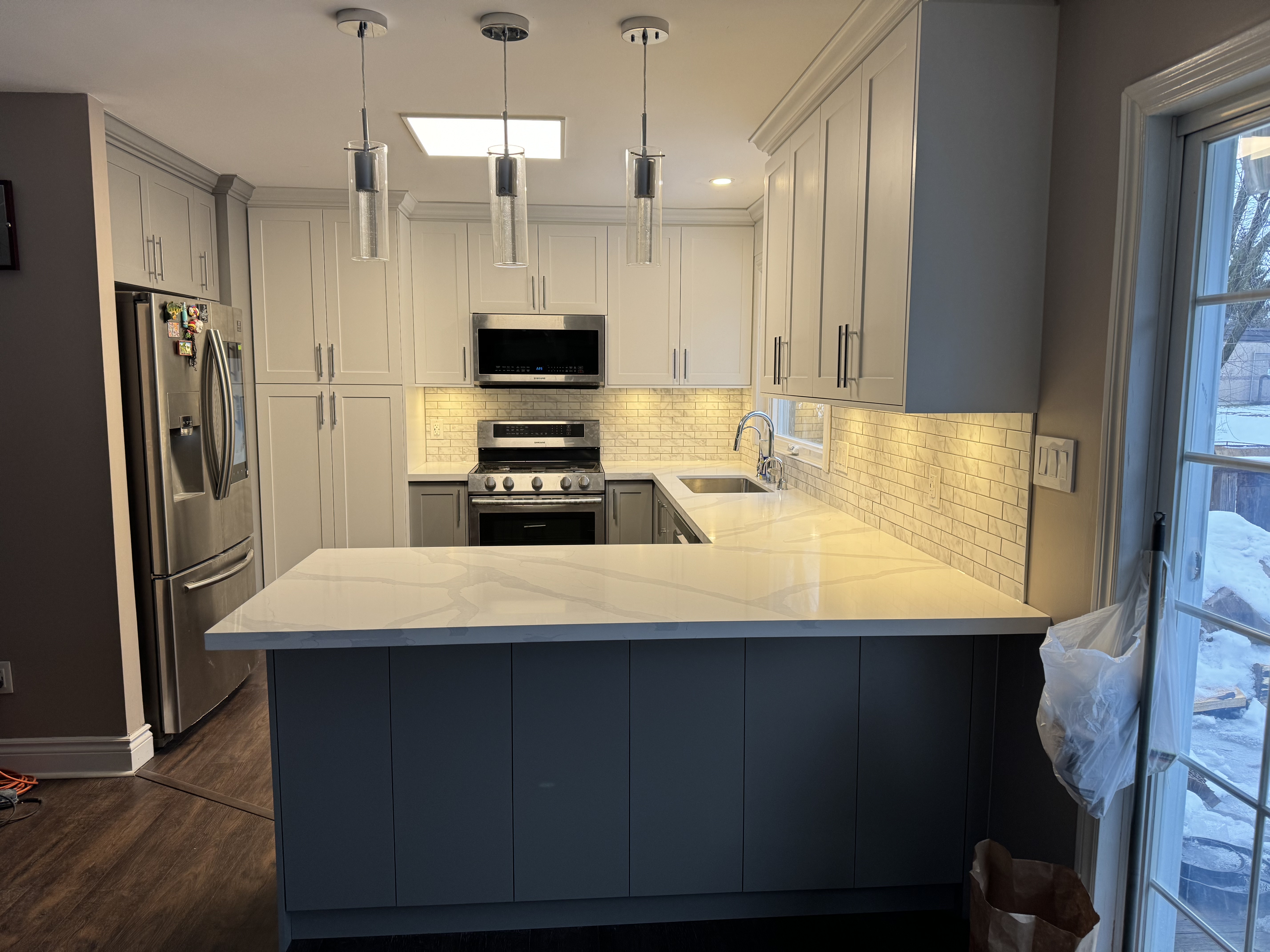 DAPCO Contracting owner Dwight A. Preddie on a renovation job site