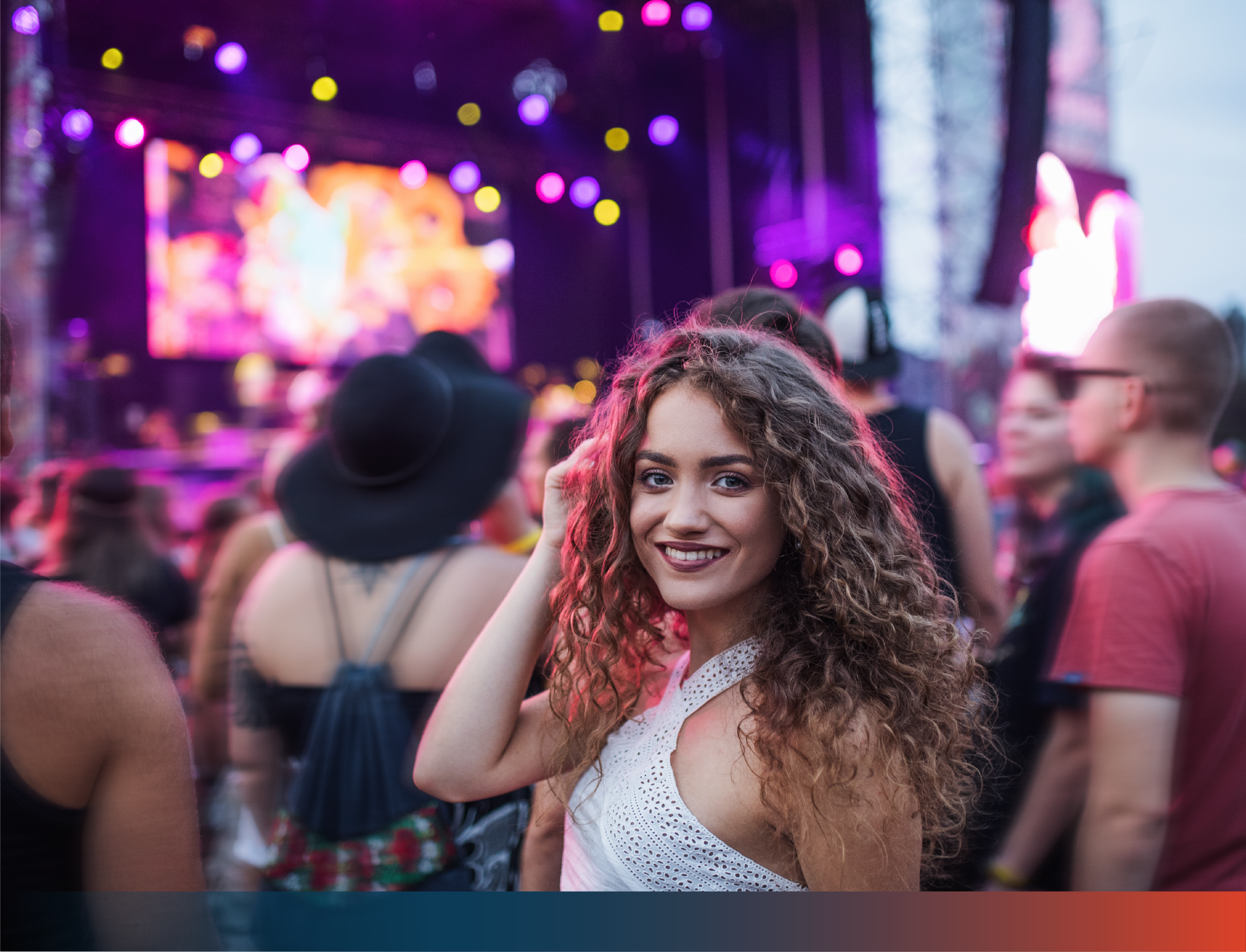 Girl in a concert