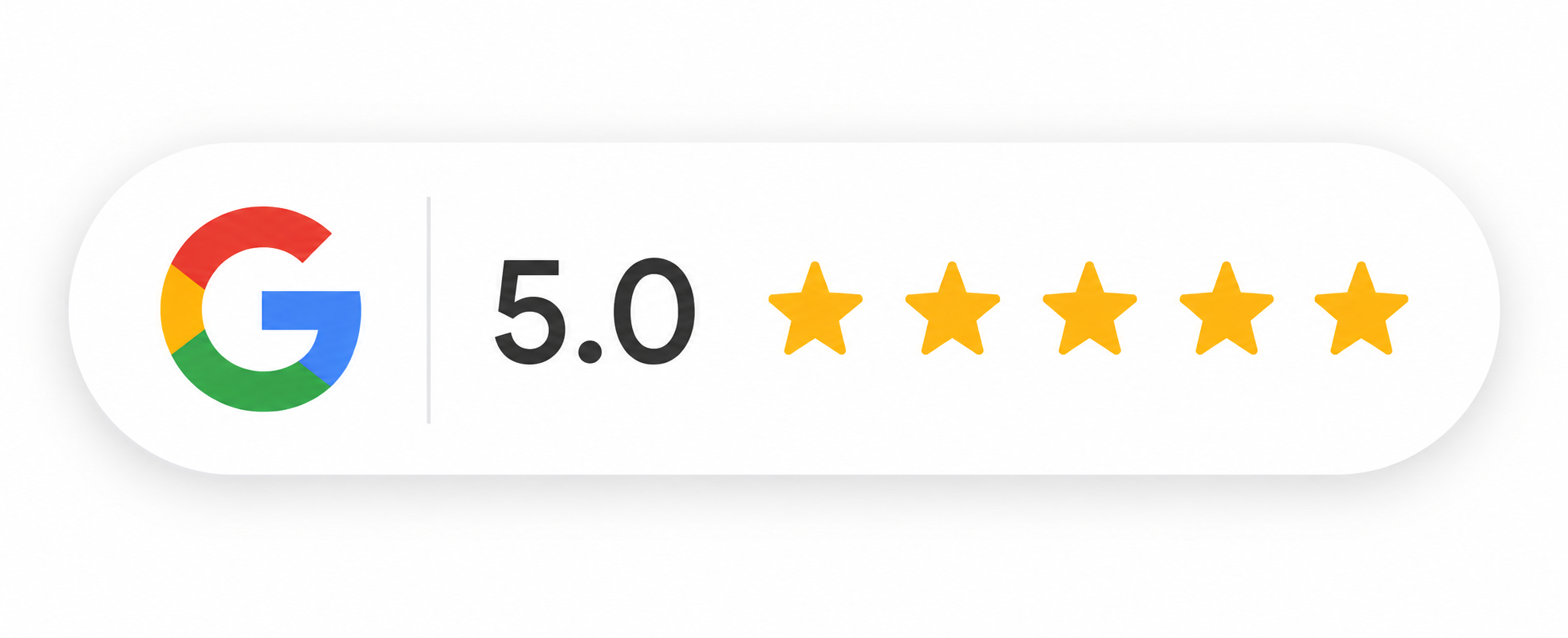 Google 5-star rating