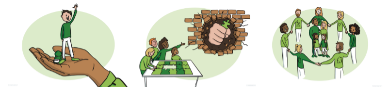 Drie illustraties voor de gemeente Rotterdam