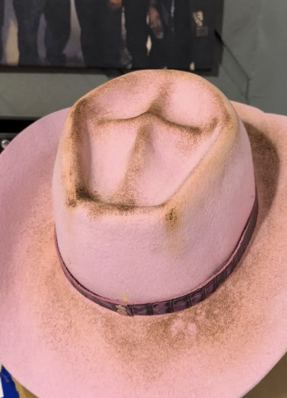 Custom Wide Open straw hat