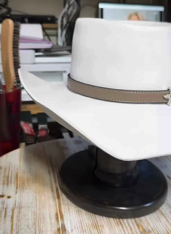 Custom Wide Open straw hat