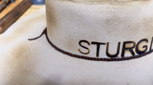 Custom Wide Open straw hat