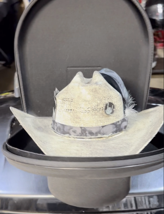 Custom Wide Open straw hat